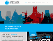 Tablet Screenshot of copyshopraamsdonksveer.nl